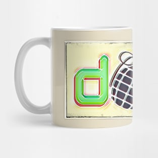 Dadli Black Pineapple Logo Mug